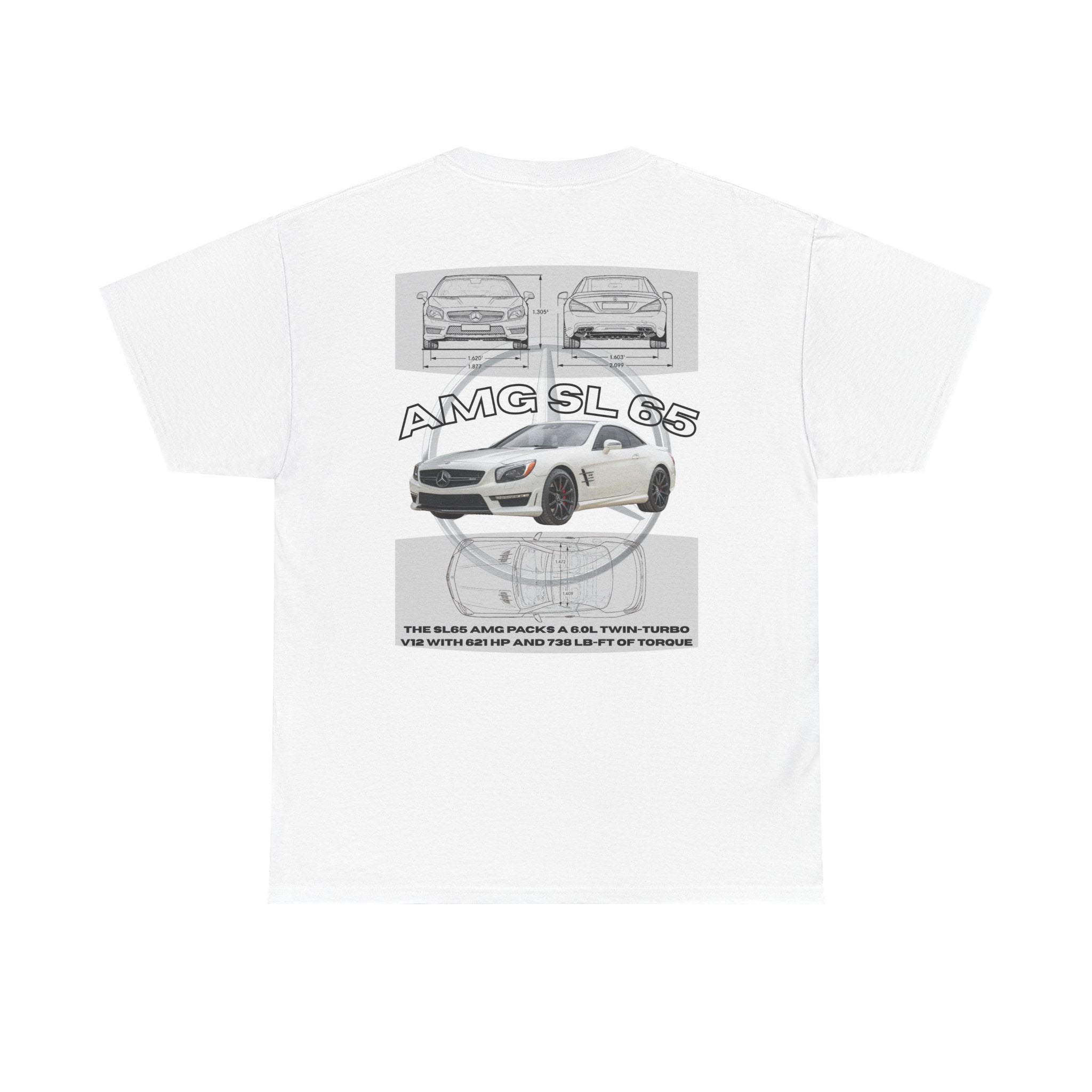 AMG SL 65 Heavy Blueprint T-Shirt